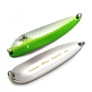 Блесна Salmon River Legend 45гр Silver-Green